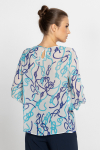 Blouse with an elegant printed design 