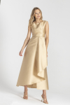 Langes Abendkleid in Gold