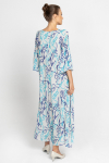 Airy long dress with an elegant printed design 