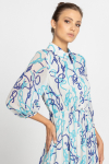  Airy dress with an elegant printed design 