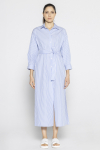 Blau gestreiftes Kleid