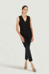 Black suit vest