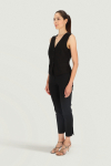 Black suit vest