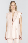 Kamizelka w kolorze pudrowego różu
