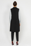 Long black waistcoat