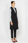 Long black waistcoat