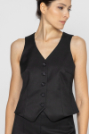  Elegant black waistcoat