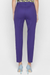 Classic purple trousers with a decorative trim on the sides