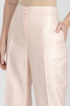 Eleganckie spodnie w kolorze pudrowego różu
