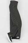 Szerokie spodnie w czarno-biały prążek