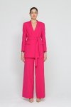  Elegant magenta trousers with wide legs