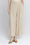Szerokie spodnie w odcieniu beżowym