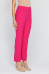  Elegant magenta slim-leg trousers