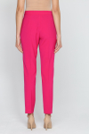  Elegant magenta slim-leg trousers