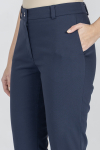 Marineblaue Hose mit engem Bein