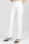 Spodnie z prostą nogawką w kolorze białym
