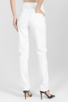Spodnie z prostą nogawką w kolorze białym