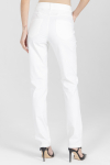 Spodnie z prostą nogawką w kolorze białym
