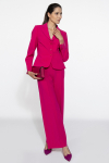 Wide elegant magenta trousers