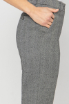 Grey and black herringbone pants