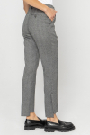 Grey and black herringbone pants