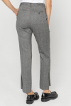 Grey and black herringbone pants