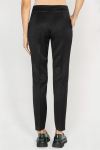 Elegant black slim-leg trousers