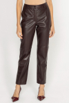  Brown leather trousers