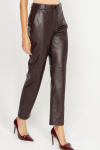  Brown leather trousers