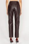  Brown leather trousers