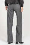 Szare spodnie z prostą nogawką
