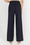 Elegant navy blue trousers with wide legs