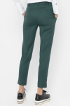 Zielone klasyczne spodnie z wąską nogawką