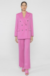 Eleganter zweireihiger Blazer in Rosa  