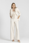 Classic single-breasted jacket in elegant fabric