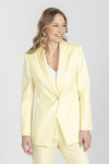 Biznesowa marynarka w kolorze jasnożółtym