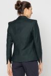 Green close-fitting jacket 