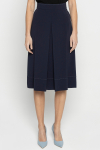 Navy blue skirt with contrasting stitching