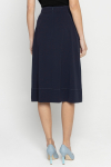 Navy blue skirt with contrasting stitching
