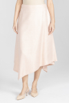 Asymetryczna spódnica w kolorze pudrowego różu