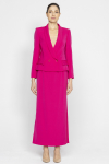 Kurzer eleganter Blazer in einem Magenta-Ton