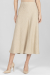 Spódnica z rozmodelowanym dołem w kolorze beżowym