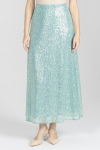 Wieczorowa spódnica z cekinami w kolorze miętowym