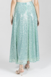 Wieczorowa spódnica z cekinami w kolorze miętowym