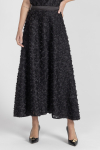 Czarna spódnica maxi z eleganckiej koronki