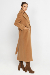 Elegant long camel coat 