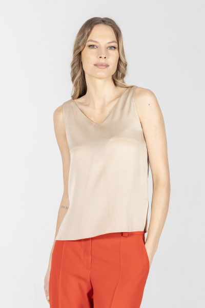 Beżowy elegancki top