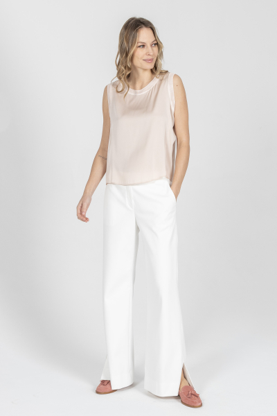 Top w kolorze różowym