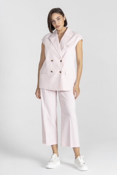 Pants in powder pink shade