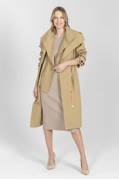 Parka w kolorze beżowym